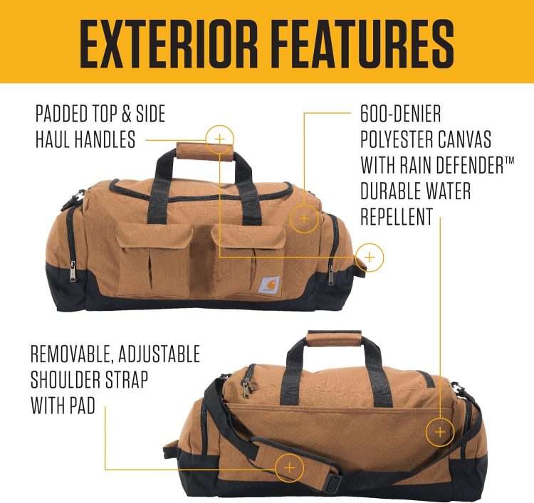 40l Utility Duffel, Heavy-Duty Gear Bag for Jobsite, Gym, & Travel - Image 2